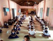 Image for article הודו: תלמידי בית ספר יסודי נהנים מתרגול תרגילי פאלון דאפא